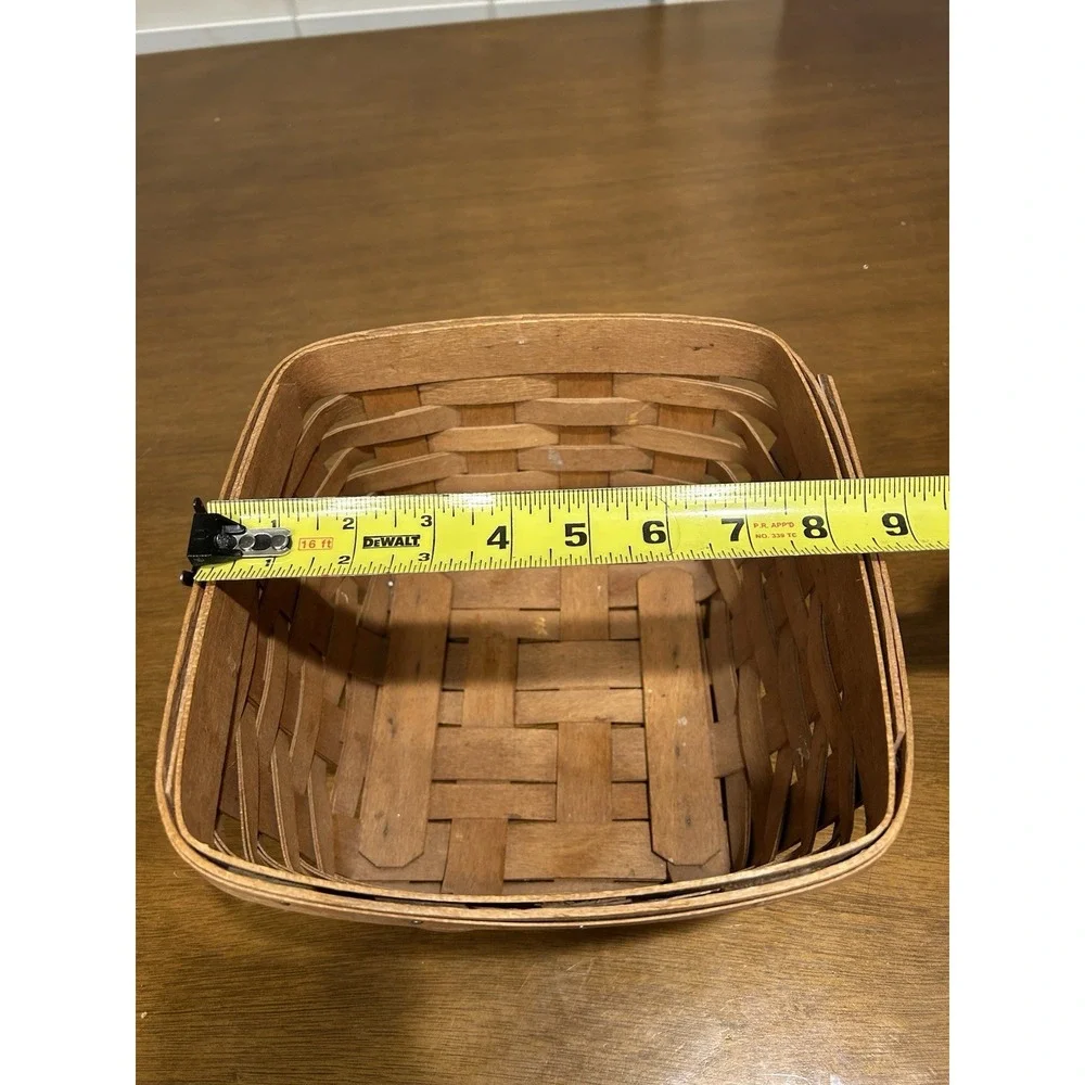 Longaberger 1989 Rectangle Basket (6.5
